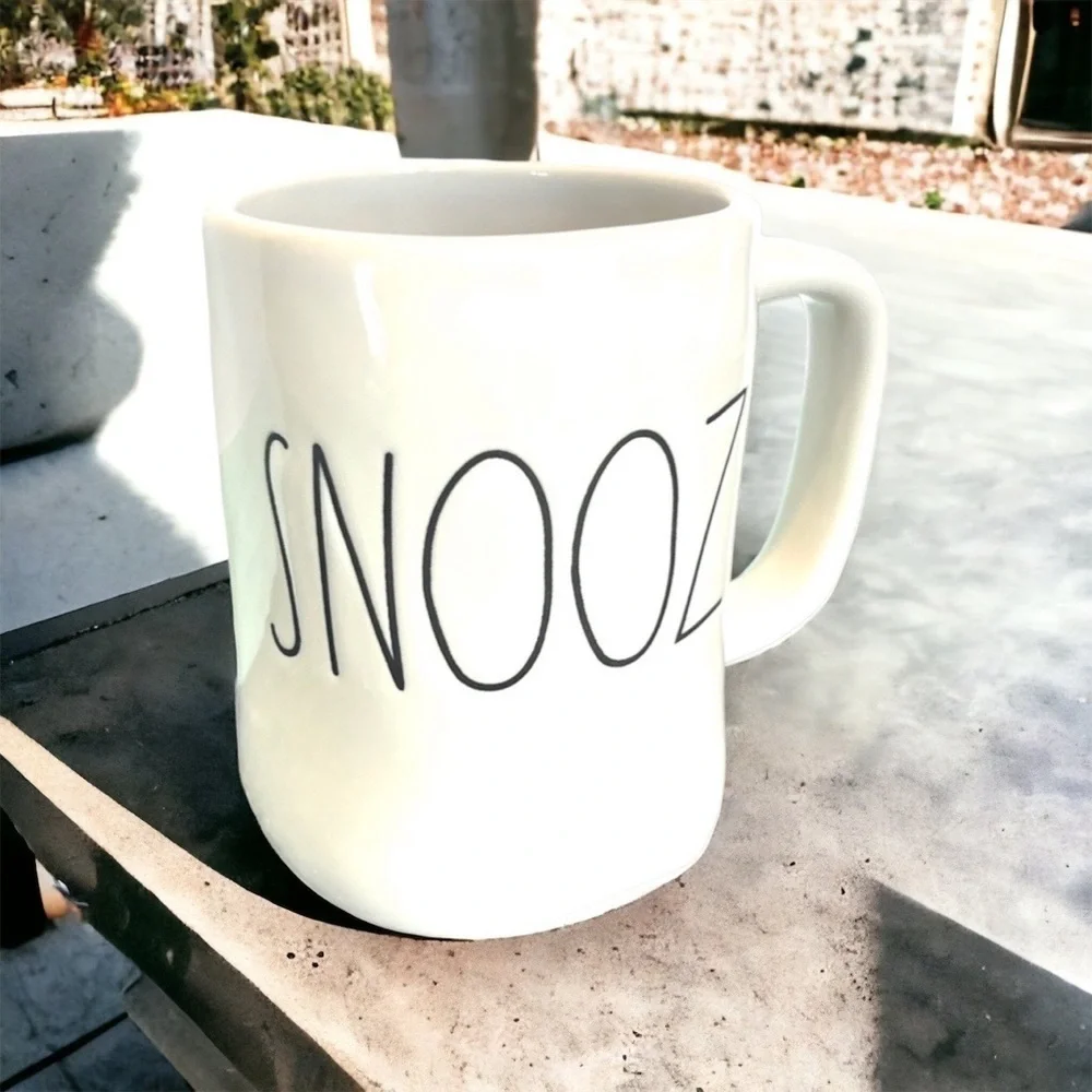 Rae Dunn SNOOZE Mug. Great Mom Gift Dad Gift Rae Dunn Collectible Gift NWOT
